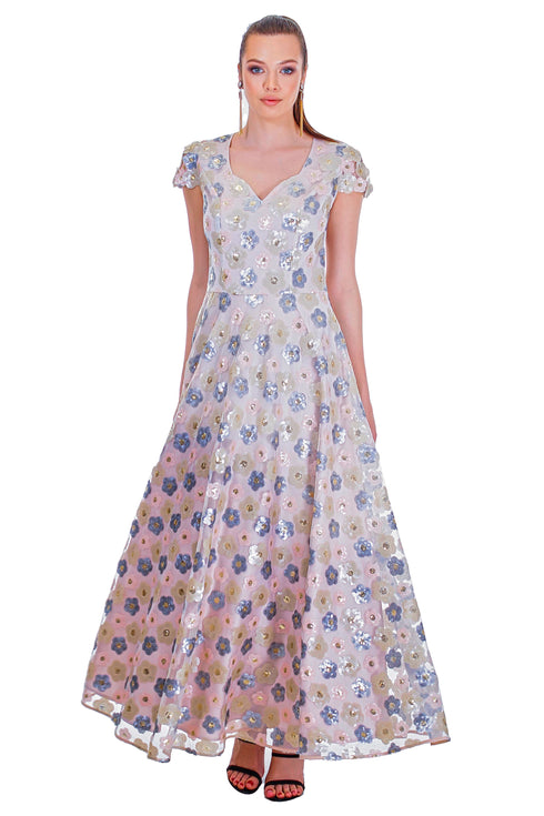 Rochie tull paietat MT-97